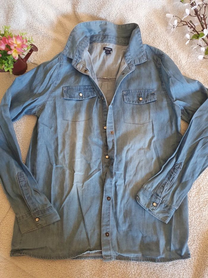 💙Ensemble chemise jeans+ tee shirt 12 ans💙 - photo numéro 6