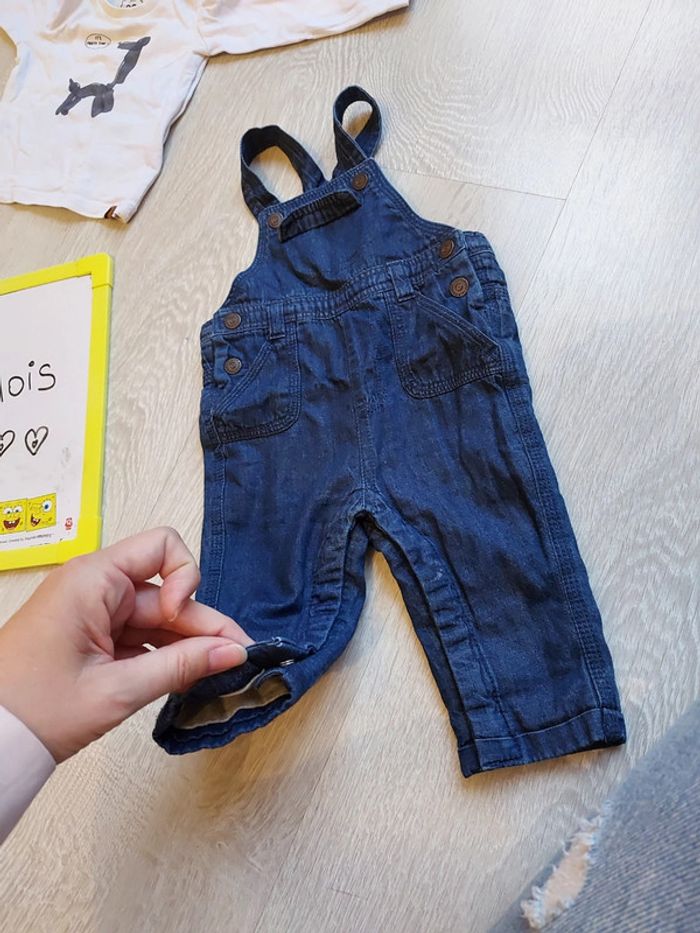 Ensemble salopette et tee shirt 3 mois - photo numéro 4