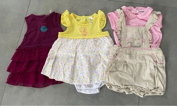 Lot 2 robes + 1 combishort BBF - 9mois