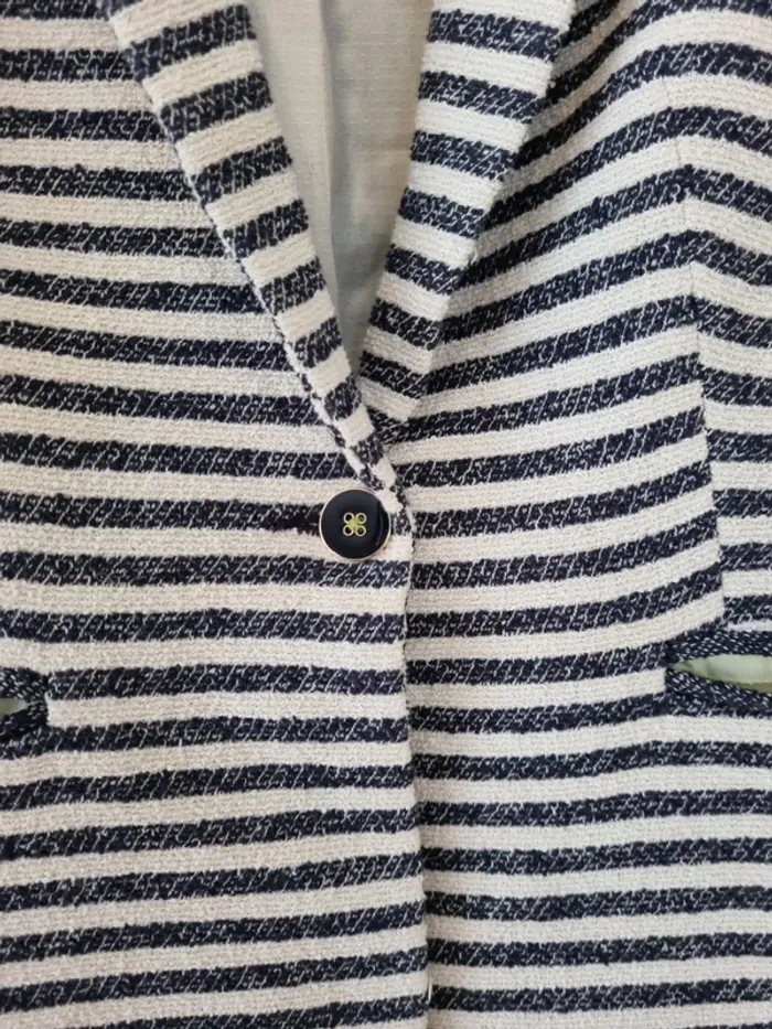 Veste blazer marinière - photo numéro 2