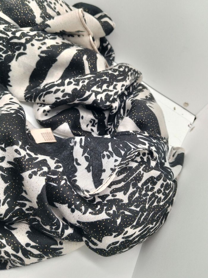 Écharpe zébré pailleté - photo numéro 3