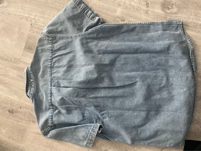 Chemise en jeans homme taille XL - photo numéro 3