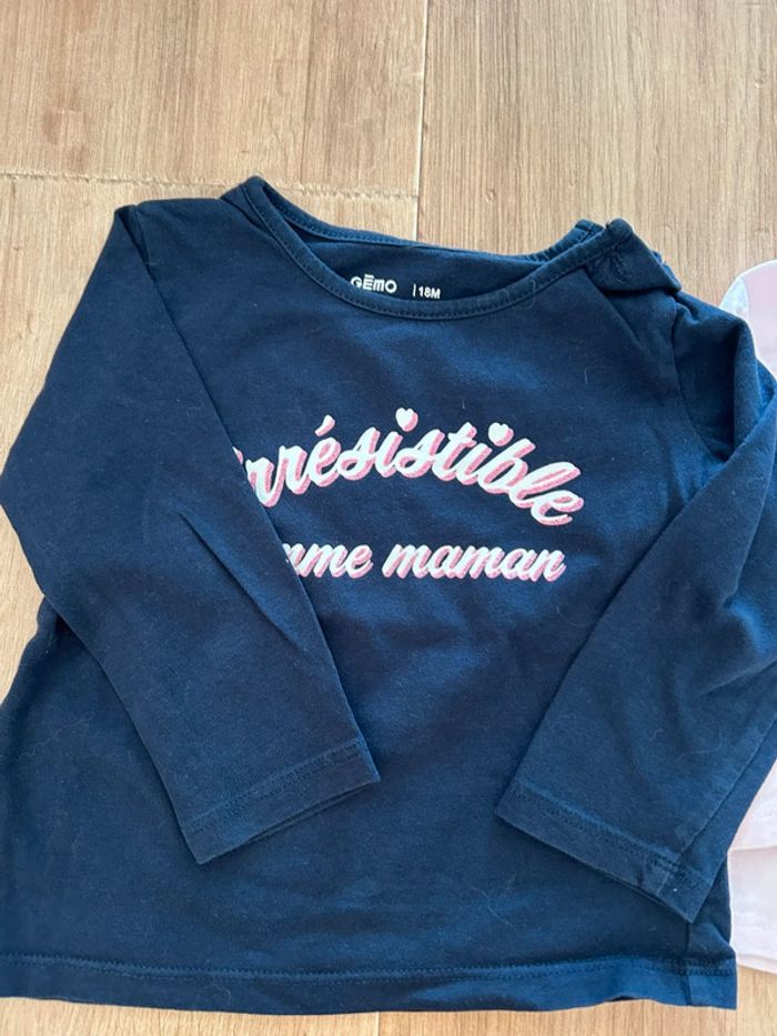 2 t shirt 80 cm - photo numéro 2