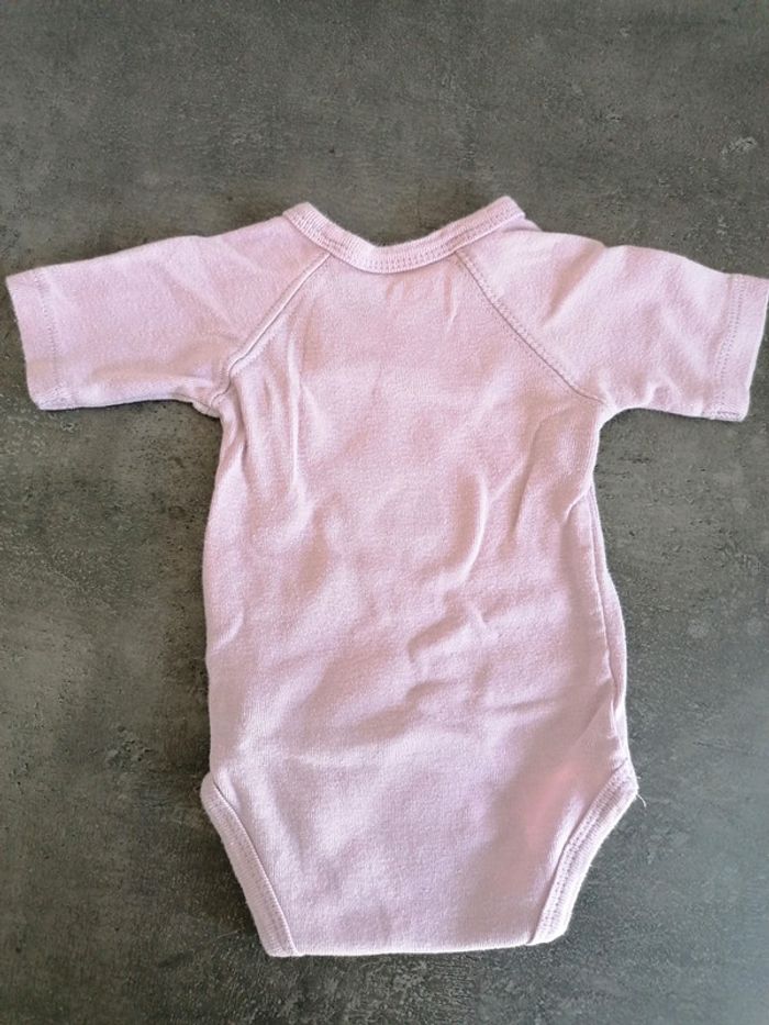 Bodie manches courtes mauve kitchoun 1-3 mois - photo numéro 3