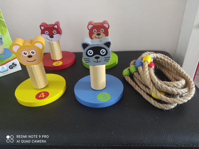Jeu bois lancer des anneaux - photo numéro 2