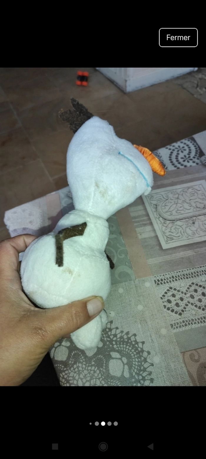 Petite peluche Olaf j40 - photo numéro 2