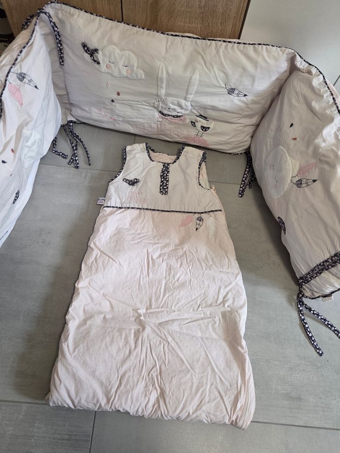 Tour de lit et gigoteuse sauthon miss chipie - photo numéro 5