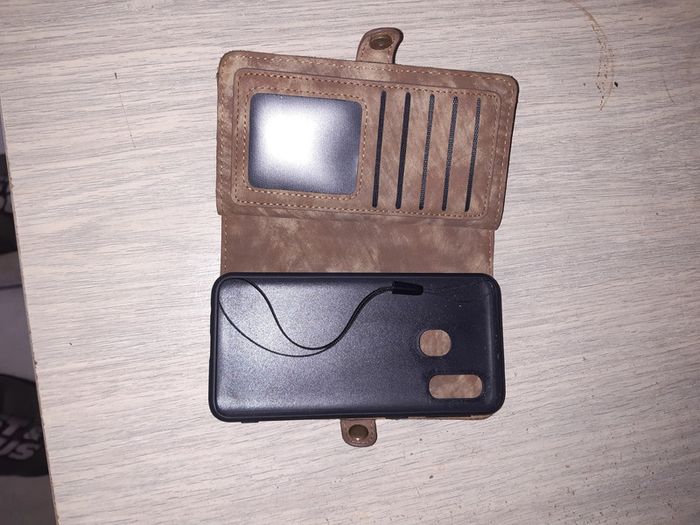 Portefeuille pour téléphone portable Samsung A40 - photo numéro 2