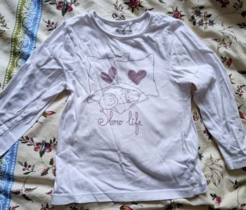 T-shirt manche longue chat.