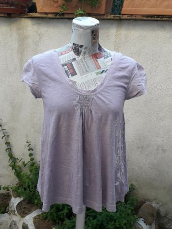 Tunique évasée sérigraphiée