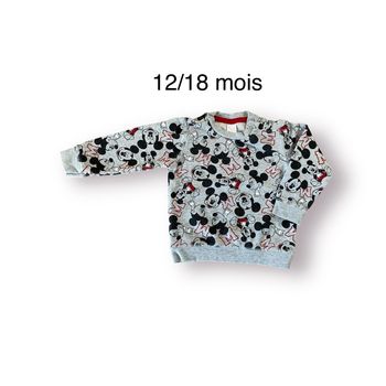 Disney Baby Sweat Mickey gris Taille 12/18 mois