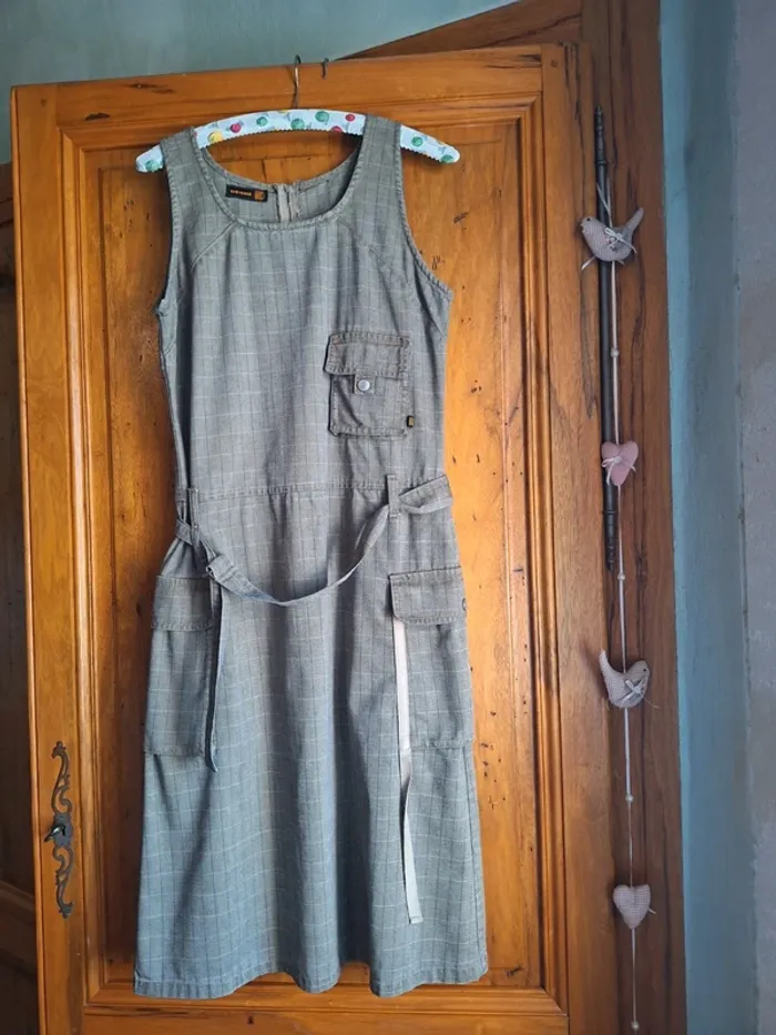 Robe chasuble à carreaux marque Cheyenne - photo numéro 10