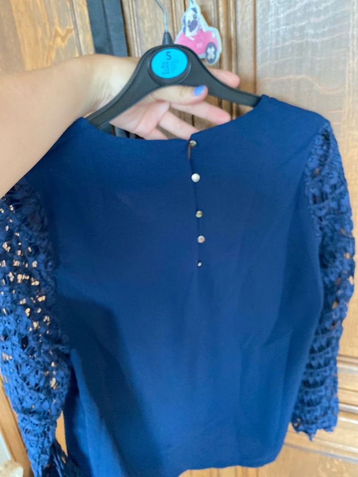 Blouse bleu - photo numéro 4