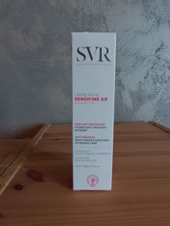 Crème riche sensifine AR SVR 40ml