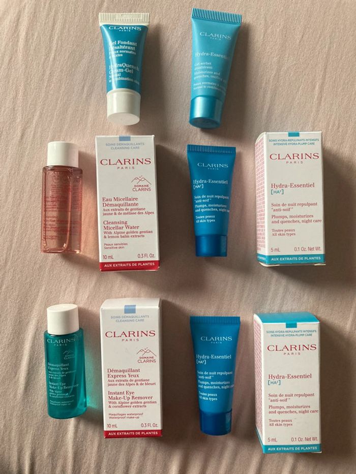 Clarins minis soins démaquillant soin gel