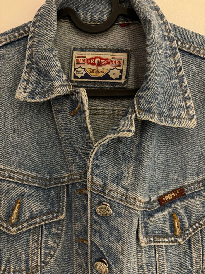 Veste en jeans vintage Cross - photo numéro 3