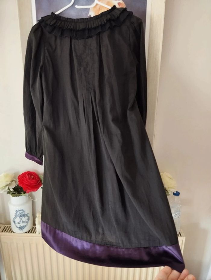 💕Robe Évasée Satin,Froufrous & Sequins T34/36💕 - photo numéro 19