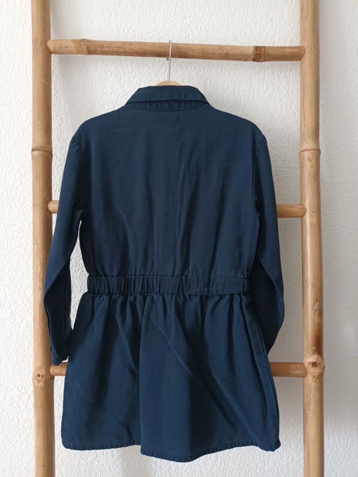 Jolie robe bleu marine 6 ans - photo numéro 2