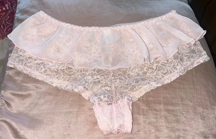 Shorty dentelle rose - photo numéro 3