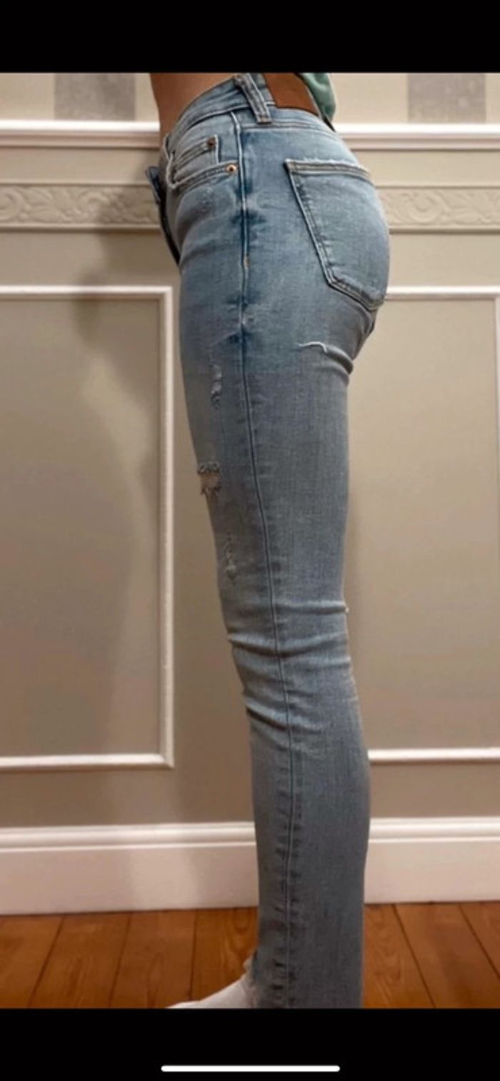 pantalon skinny taille basse ZARA - photo numéro 2