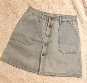 Jupe courte en jean