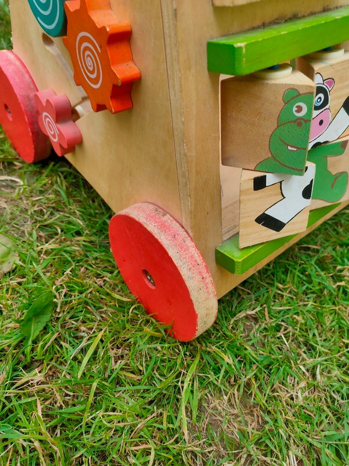 Chariot de marche en bois - photo numéro 6