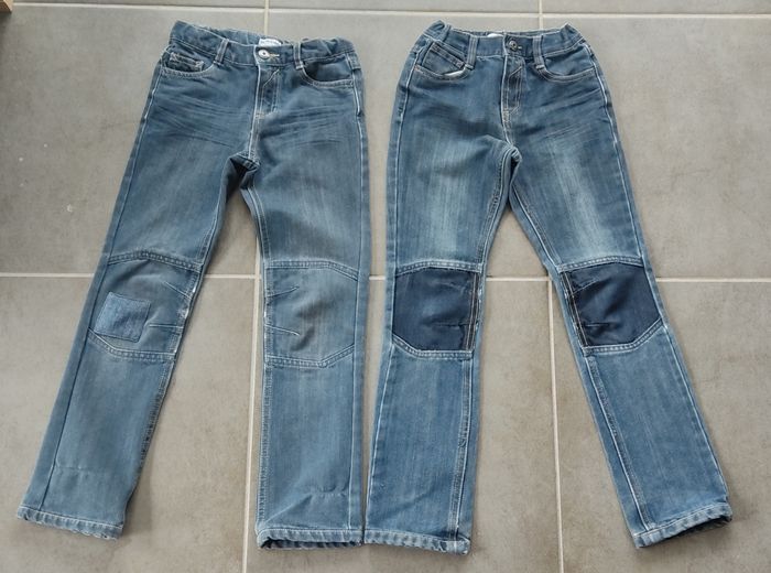 Lot 2 Jeans réglables Vertbaudet 9 ans