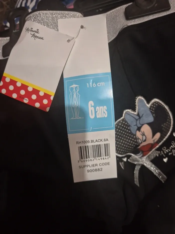 Pantalon noir minnie 6 ans - photo numéro 2