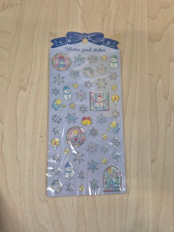 Stickers Noël/ Hiver : Flocons de neige