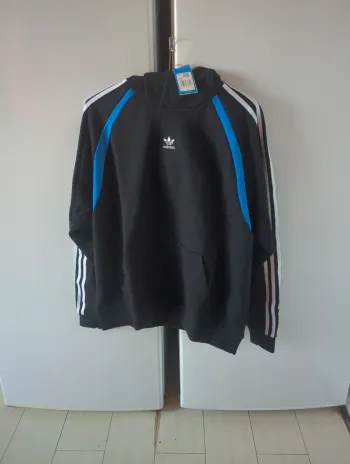 Sweat à capuche Adidas noir homme taille S neuf