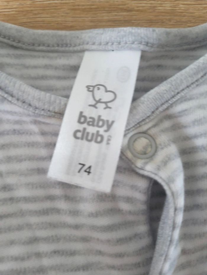 Pyjama gris panda 9 mois - photo numéro 3