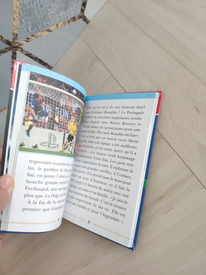 Livre enfant jeunesse destins de champions biographie Messi bibliothèque verte - photo numéro 9