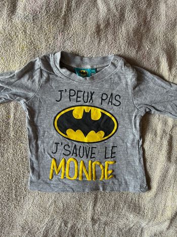 Haut manches longues Batman 