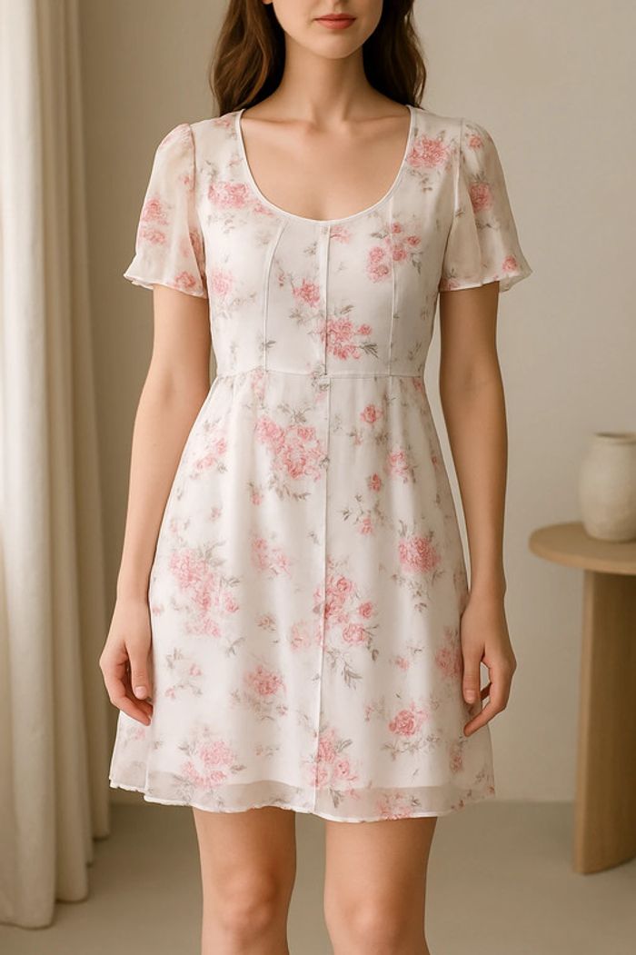 Robe en soie fleurie The Kooples - Taille S 🌸 - photo numéro 6