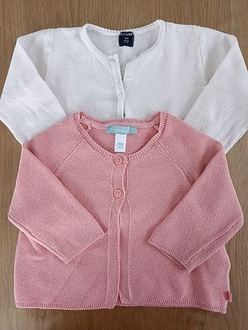 Lot gilets 6mois