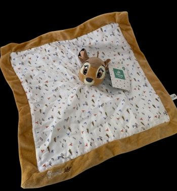 ❤️B4846 Doudou Plat Biche Faon Bambi DISNEY Simba Toys NICOTOY Blanc Marron lange