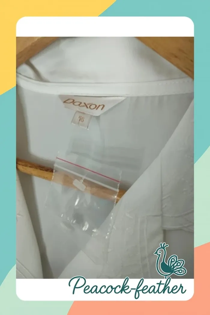 Chemisier blanc neuf Daxon 56 - photo numéro 6