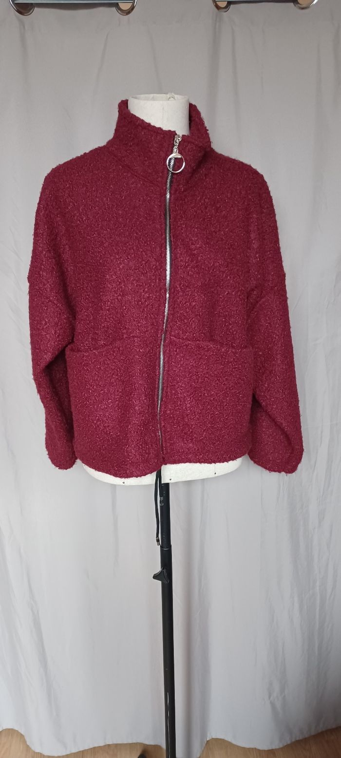 Très jolie veste en laine bouillie femme T U - photo numéro 4