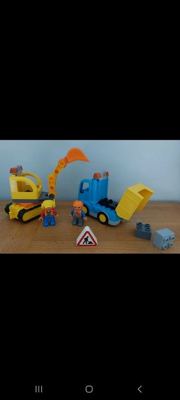 Camion et pelleteuse Réf 10812 Lego Duplo