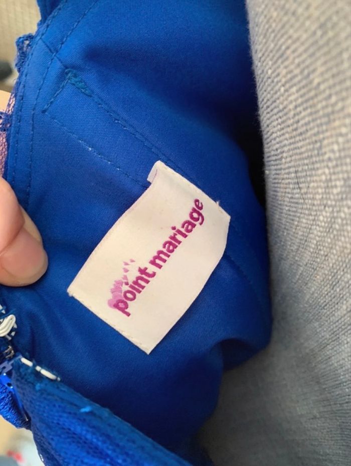 💙 Robe de soirée / cérémonie Point Mariage – Modèle “Aika” – Taille 44 - photo numéro 7