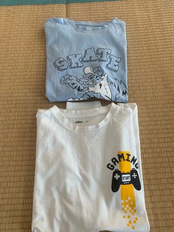 Lot de 2 t-shirt Gemo 12 ans