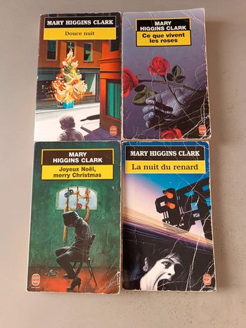 Lot de 4 livres Mary Higgins Clark