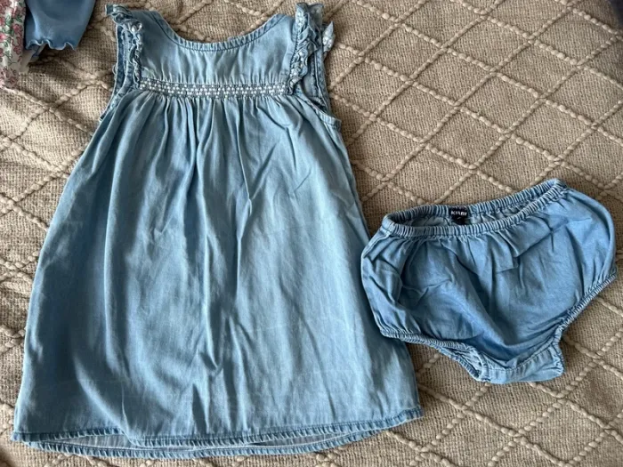 Robe jean et son bloomer