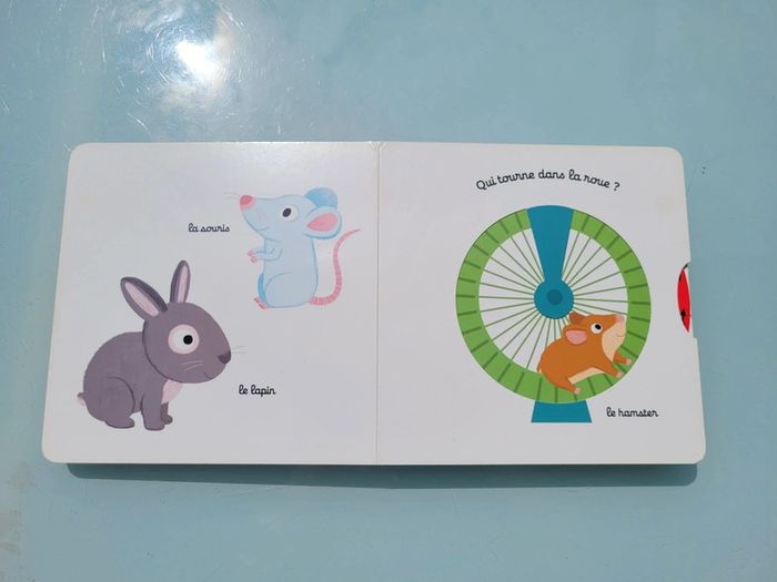 Livre animé à tirettes : Kididoc 🐕 Mon Imagier des animaux familiers 🐈 - photo numéro 7