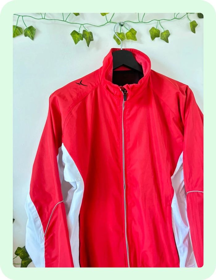 Veste domyos effet vintage rouge blanc - photo numéro 2