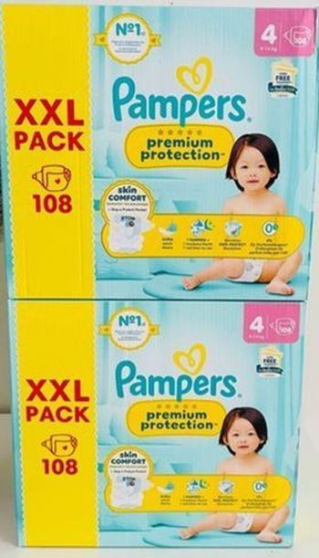 Pampers première protection taille 4 lot de 2 /216 couches