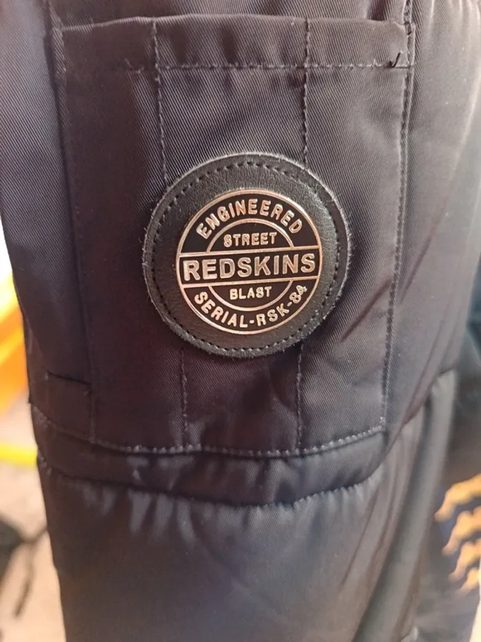 Blouson Redskins noir à capuche taille 16 ans - photo numéro 4