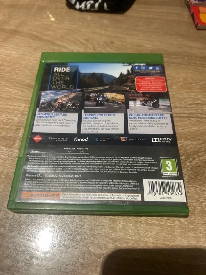 Jeu de moto pour Xbox one Ride 2 - photo numéro 2