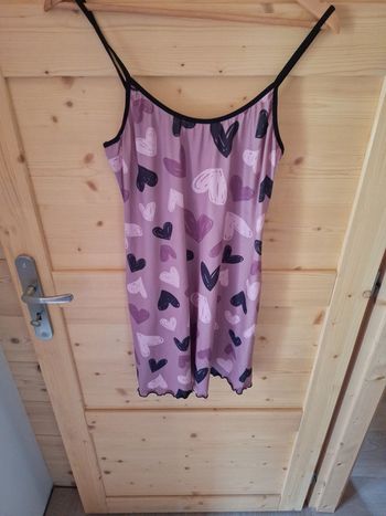 Pyjama rose a cœur