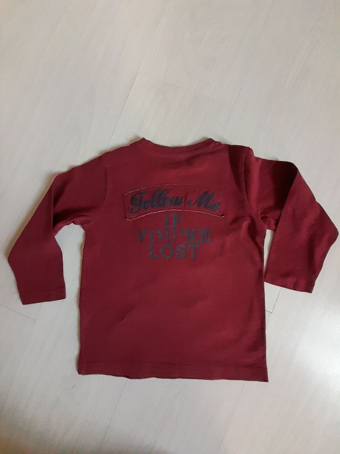 Tee-shirt manches longues T 4 ans - photo numéro 3